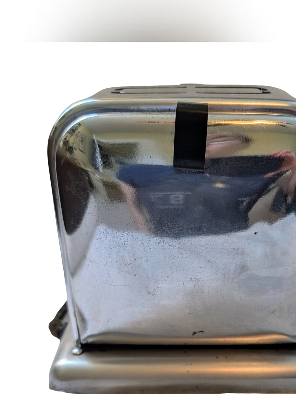 Vintage Electric Toaster Chrome Art Deco Double Sided Drop Door